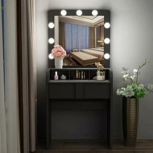 BRAND NEW!!! Black vanity and mirror. $200 obo